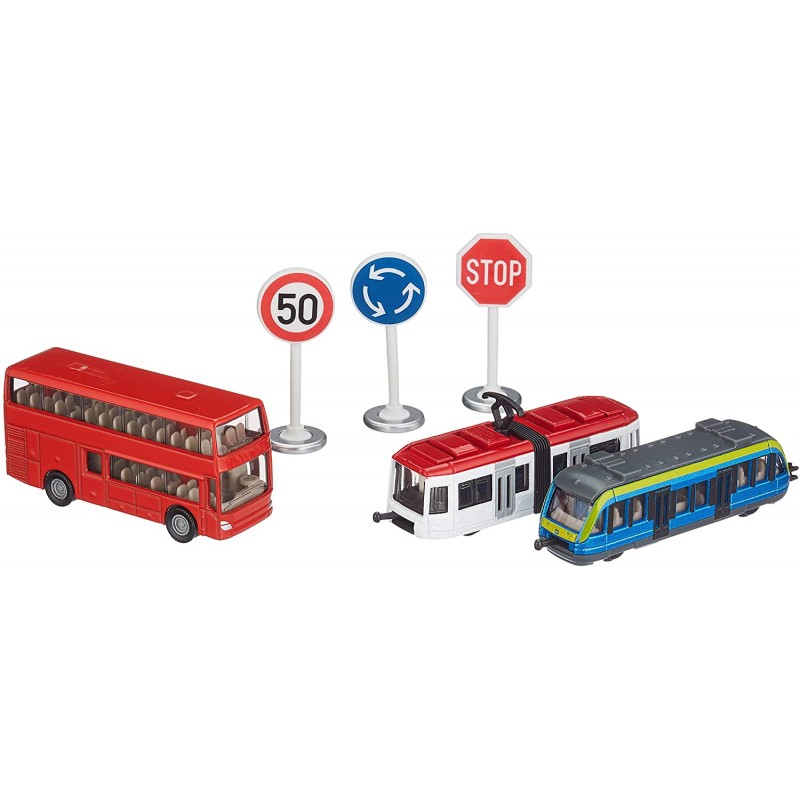 Siku - 6303 - Véhicule miniature - Coffret Cadeau - Transports Publics Locaux