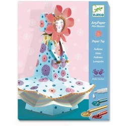 Djeco - DJ09666 - Coloriages - Arty paper Mademoiselle Blossom