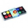 Djeco - DJ08803 - Les couleurs des grands - 12 pastilles gouaches Classique