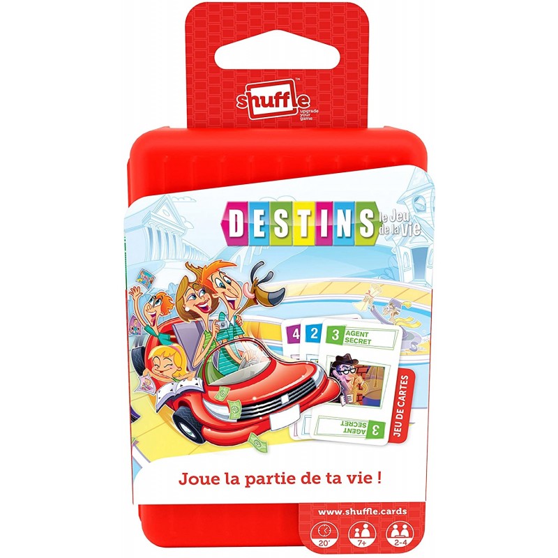 Jeu de société - Shuffle Go - Jeu de cartes - Destins