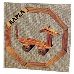Kapla - Jeu de construction en bois - Livre d'inspiration 4 - Beige