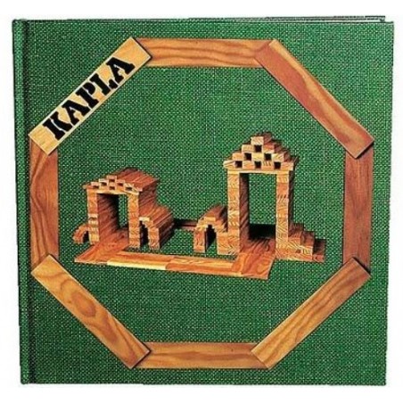Kapla - Jeu de construction en bois - Livre d'inspiration 3 - Vert