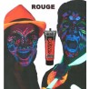 Déguisement - Tube de peinture UV corps et visage - Rouge fluo - 10 ml