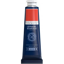 Lefranc Bourgeois - Huile Fine - 40ml - Rouge De Cadmium Clair Imitation