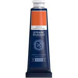 Lefranc Bourgeois - Huile Fine - 40ml - Orange Vermillonne