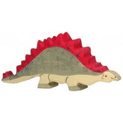 Holztiger - Figurine animal en bois - Dinosaure Stégosaure