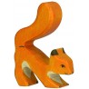 Holztiger - Figurine animal en bois - Ecureuil roux