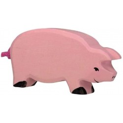 Holztiger - Figurine animal en bois - Cochon