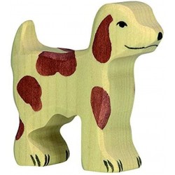 Holztiger - Figurine animal en bois - Petit chien de ferme