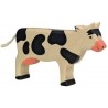 Holztiger - Figurine animal en bois - Vache noire debout