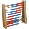 Goki - Jeu d'apprentissage - Boulier en bois - 100 boules colorées en 10 rangées