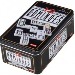 Domino double 12 - boite métal