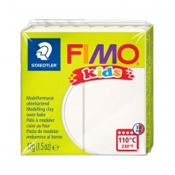 Graine Créative - Loisirs créatifs - Pâte FIMO Kids - Blanc - 42 g