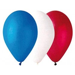 Article de fête - Sachet de 100 ballons tricolores