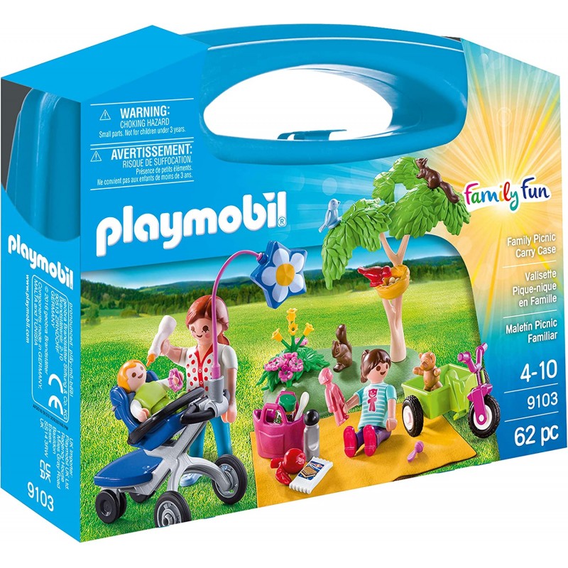Playmobil - 9103 - Le camping - Valisette Pique-nique en Famille