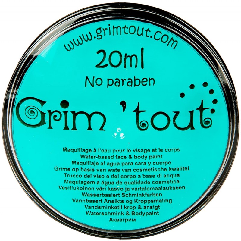 OZ - Déguisement - Maquillage Grim Tout - Galet 20 ml - Bleu lagon