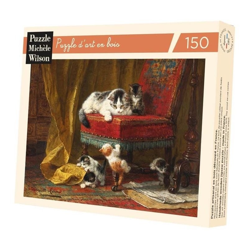 Michèle Wilson - Puzzle d'art en bois - 150 pièces - La Fierté d'une Mère - Ronner Knip