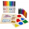 Crayola - Mon premier coffret de coloriage et de gommettes - Loisir créatif - Mini Kids - à partir d