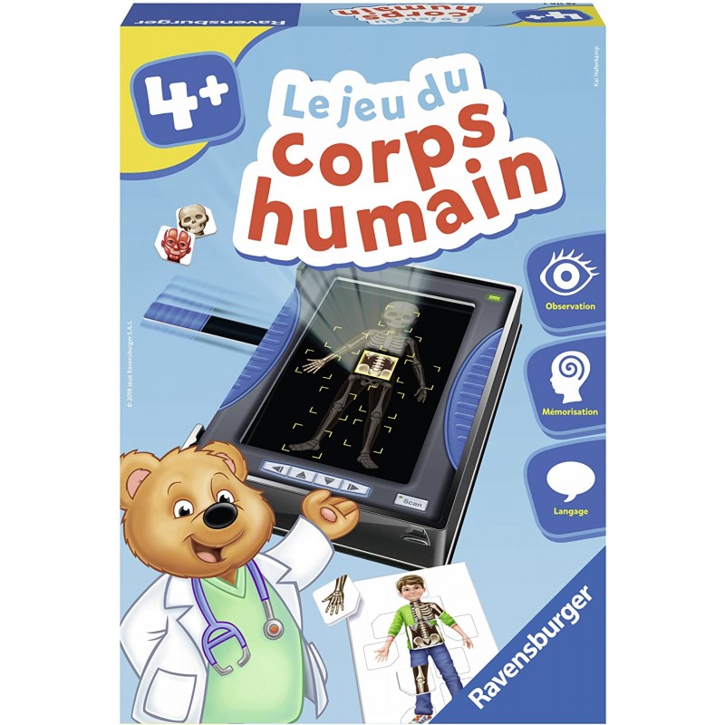 Ravensburger - Jeu éducatifs - Le jeu du corps humain