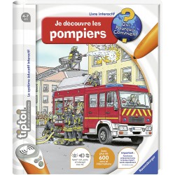 Ravensburger - Livre interactif tiptoi - Je découvre les pompiers