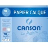 Canson - Beaux arts - Pochette de papier calque - 12 feuilles - 24x32 cm - 70 g/m2