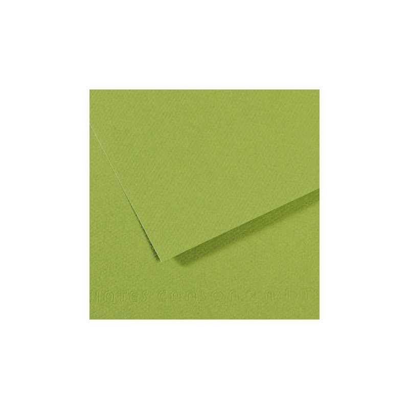 Feuille Mi-Teintes A4 160g/m², coloris vert pomme 475