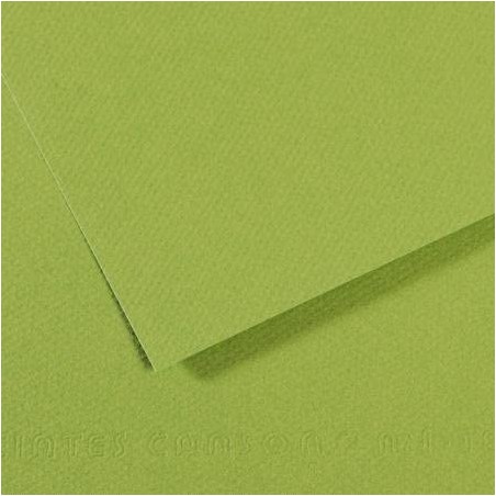 Feuille Mi-Teintes A4 160g/m², coloris vert pomme 475