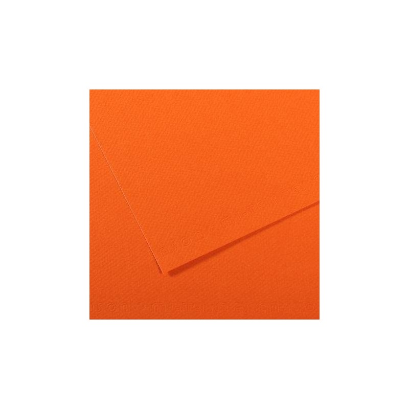 Feuille Mi-Teintes A4 160g/m², coloris orange 453