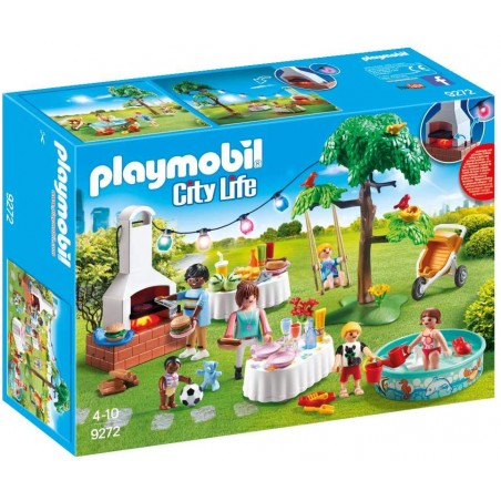 Playmobil - 9272 - City Life - Famille et barbecue estival