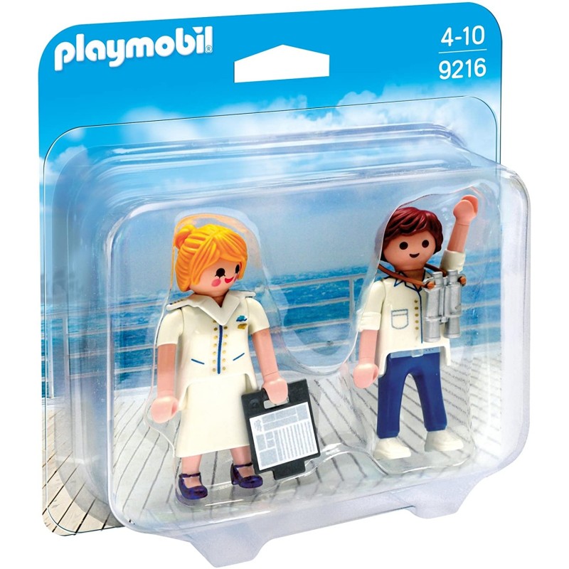 Playmobil - 9216 - Duo figurines - Hôte et hôtesse de croisière