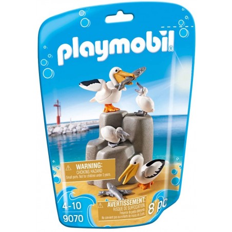 Playmobil - 9070 - Le zoo - Famille de pélicans