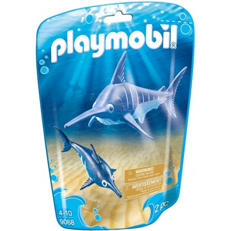 Playmobil - 9068 - Le zoo - Espadon et son petit