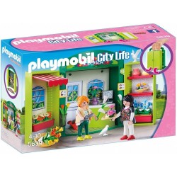 Playmobil - 5639 - City Life - Fleuriste en coffret transportable