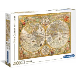 Clementoni - Puzzle 2000 pièces - Carte ancienne