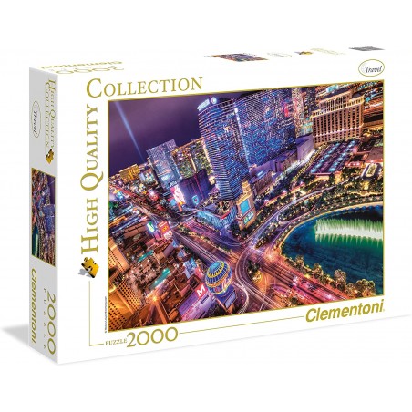 Clementoni - Puzzle 2000 pièces - Las Vegas