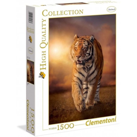 Clementoni - Puzzle 1500 pièces - Tigre
