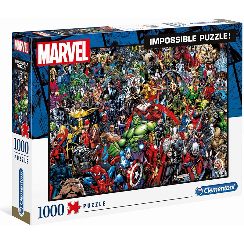 Clementoni - Puzzle 1000 pièces - Marvel - Impossible