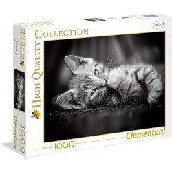 Clementoni - Puzzle 1000 pièces - Chaton