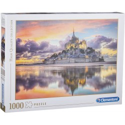 Clementoni - Puzzle 1000 pièces - Le magnifique Mont Saint Michel