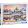 Clementoni - Puzzle 1000 pièces - Le magnifique Mont Saint Michel