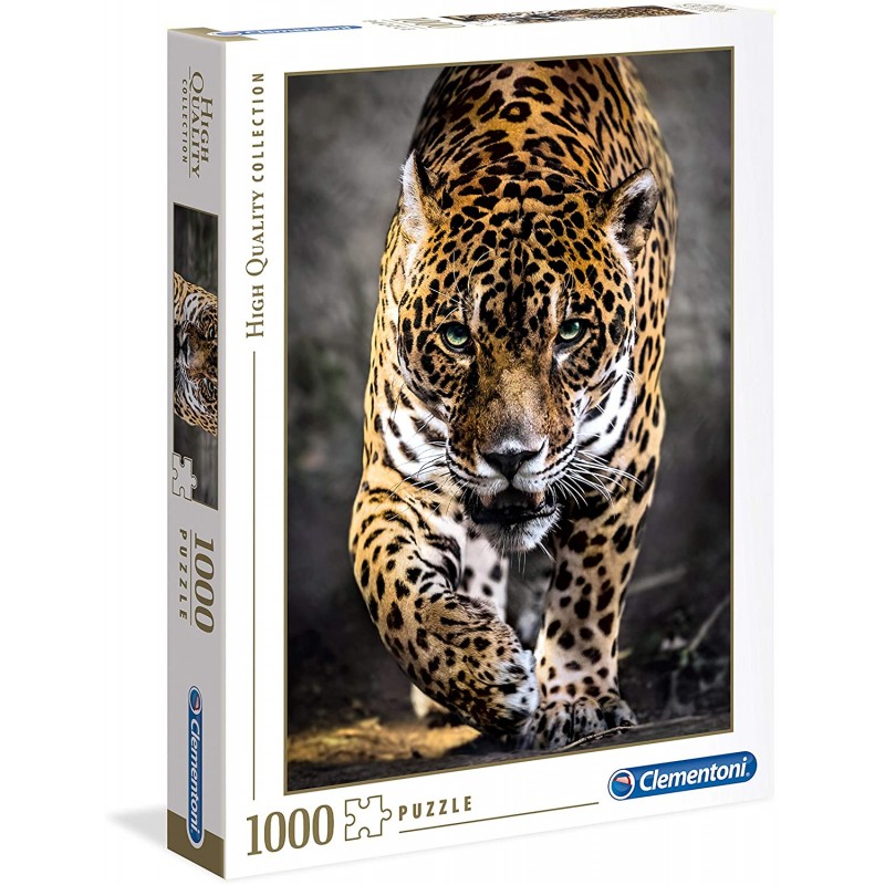 Clementoni - Puzzle 1000 pièces - La marche du jaguar