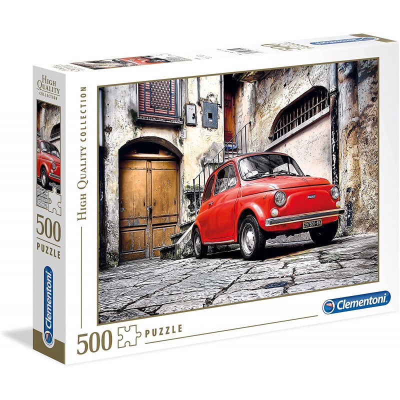 Clementoni - Puzzle 500 pièces - Fiat 500