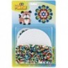 Hama - Perles - 4025 - Taille Midi - Boîte 1100 perles et 2 plaques chien et ronde