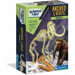 Clementoni - Jeu scientifique - Coffret archéologue - Mammouth