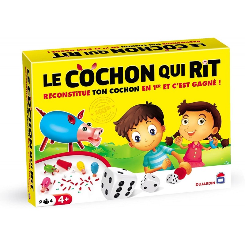 Dujardin - Jeu de société - Cochon qui rit - 4 joueurs