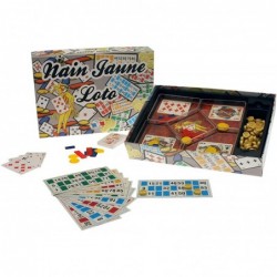 Ferriot Cric - Jeu de société - Coffret de 2 jeux - Le nain jaune et jeu de loto