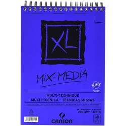 Canson - Beaux arts - Bloc XL mix média - 30 feuilles - A4 - 300 g/m2