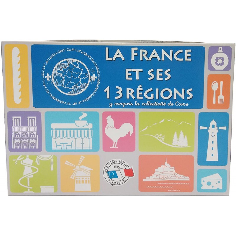 Ferriot Cric - Jeu de société - La France et ses 13 régions