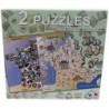 Ferriot Cric - Puzzle - Coffret de 2 puzzles - Départements et régions de France