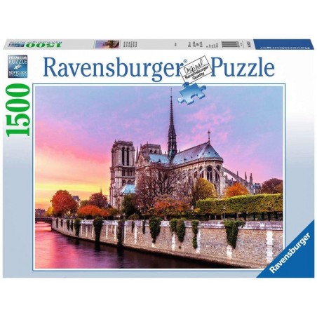 Ravensburger - Puzzle 1500 pièces - Pittoresque Notre-Dame